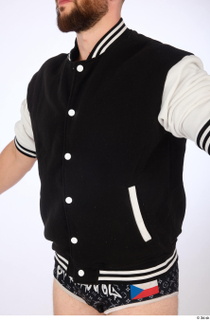 Danas black varsity jacket dressed upper body 0002.jpg